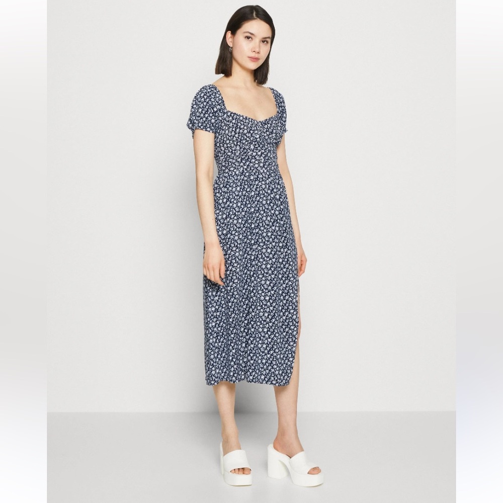 Hollister On-or-off Shoulder Midi Dress